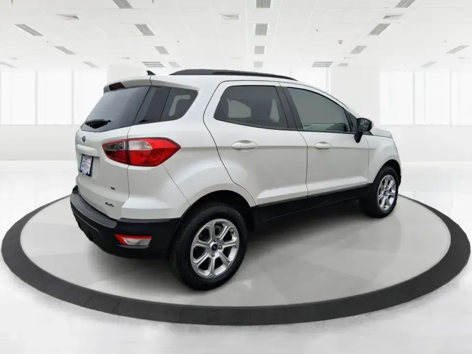 2019 Ford EcoSport SE AWD (MAJ6S3GL7KC) with an 2.0L L4 DOHC 16V engine, 6A transmission, located at 8750 N County Rd 25A, Piqua, OH, 45356, (937) 908-9800, 40.164391, -84.232513 - Need a small SUV that fits downtown parking spots, handles Ohio weather, and still has room for groceries, sports gear, or a weekend bag? This 2019 Ford EcoSport SE AWD in Diamond White is a smart pick for commuters, first-time buyers, and growing families who want confident traction, easy maneuvera- Photo#2