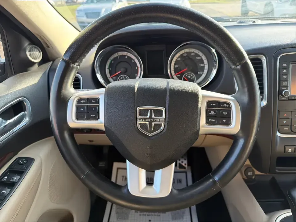 2013 Dodge Durango Citadel (1C4SDJET6DC) with an 5.7L V8 OHV 16V engine, 5-Speed Automatic transmission, located at 1951 S Dayton Lakeview Rd., New Carlisle, OH, 45344, (937) 908-9800, 39.890999, -84.050255 - Need one SUV that can handle school drop-offs, I-75 commutes, and a loaded-up weekend trip to Indian Lake or a tailgate in Dayton-without giving up comfort or capability? This 2013 Dodge Durango Citadel in True Blue Pearlcoat is built for real-life Ohio driving, with confident 4WD/AWD traction, V8 p - Photo#16