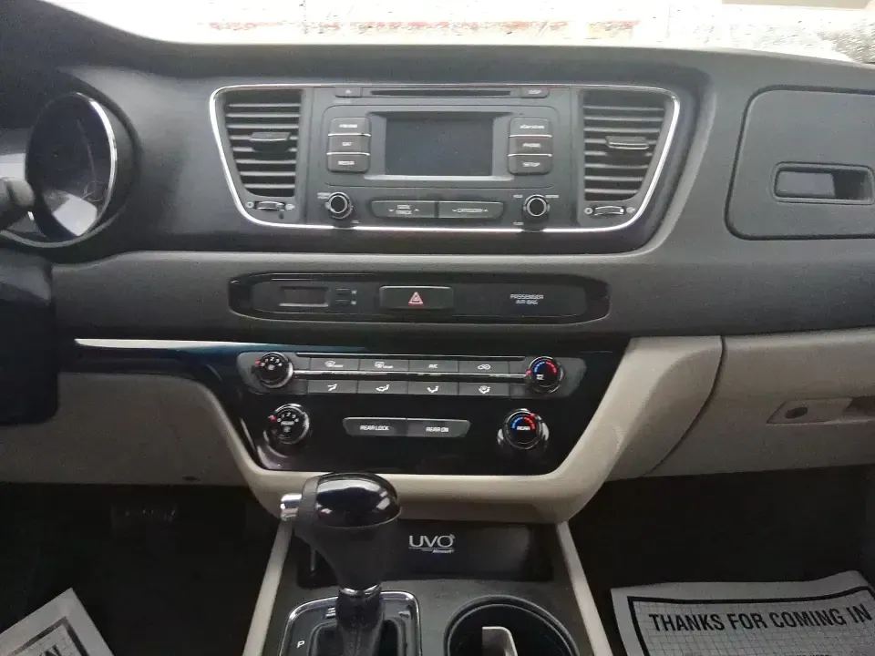 2016 Kia Sedona LX (KNDMB5C11G6) with an Lambda 3.3L V-6 gasoline direct injection engine, 6-Speed Automatic transmission, located at 880 E. National Road, Vandalia, OH, 45377, (937) 908-9800, 39.891918, -84.183594 - Picture your next weekend: the kids piled in with snacks and sports gear, a cooler in the back, and enough space so everyone can stretch out on the drive down South Dixie Dr toward Dayton's parks, festivals, and family attractions. If you need a dependable, budget-smart people mover that keeps daily - Photo#10