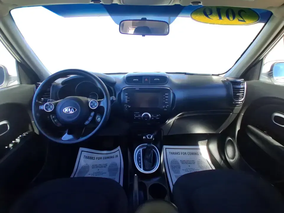2019 Kia Soul Base 6M (KNDJN2A20K7) with an 1.6L L4 DOHC 16V engine, 6M transmission, located at 1230 East Main St, Xenia, OH, 45385, (937) 908-9800, 39.688026, -83.910172 - Need a practical commuter that's easy to park in downtown Xenia, roomy enough for groceries and sports gear, and ready for quick weekend runs out toward Caesar Creek? This 2019 Kia Soul Base is built for real-life Ohio driving-whether you're heading up US-35 toward Dayton for work, cruising to local - Photo#19