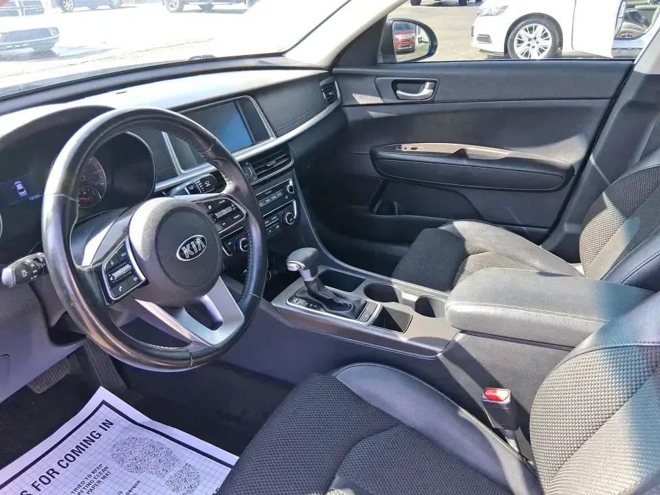 2019 Kia Optima S (5XXGT4L35KG) with an Theta II 2.4L I-4 gasoline direct injection engine, 6A transmission, located at 1099 N County Rd 25A, Troy, OH, 45373, (937) 908-9800, 40.057079, -84.212883 - Picture your next week going smoother: a comfortable, efficient sedan that makes the daily commute up I75, quick school drop-offs, and weekend runs to Dayton feel easy-without stretching your budget. This 2019 Kia Optima S is built for real life in Troy, Ohio, offering the space and technology busy - Photo#9