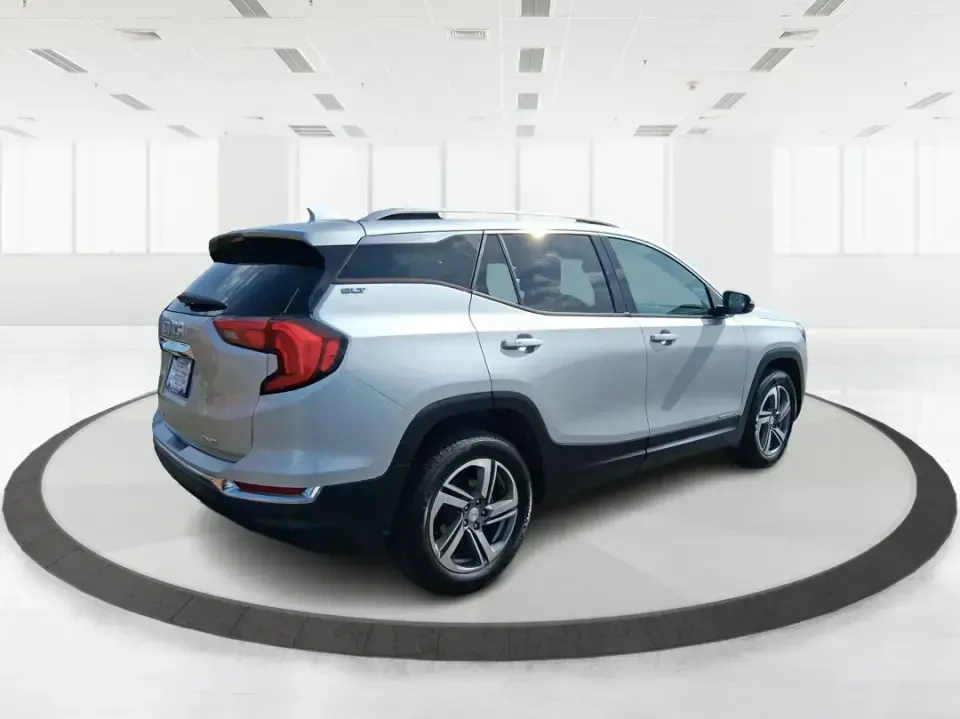 2019 GMC Terrain SLT (3GKALVEV0KL) with an 1.4L L4 DOHC 16V TURBO engine, 6A transmission, located at 1099 N County Rd 25A, Troy, OH, 45373, (937) 908-9800, 40.057079, -84.212883 - Weekend getaways to Hocking Hills, ski trips up I-75, and daily school-and-work shuttles around Miami County all feel easier in a compact SUV that's comfortable, confident, and ready for changing Ohio weather. This 2019 GMC Terrain SLT in Quicksilver Metallic fits that lifestyle with a refined cabin - Photo#2