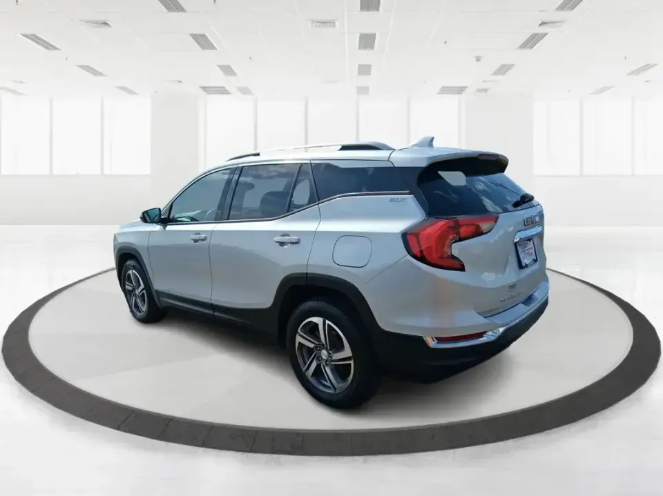 2019 GMC Terrain SLT (3GKALVEV0KL) with an 1.4L L4 DOHC 16V TURBO engine, 6A transmission, located at 1099 N County Rd 25A, Troy, OH, 45373, (937) 908-9800, 40.057079, -84.212883 - Weekend getaways to Hocking Hills, ski trips up I-75, and daily school-and-work shuttles around Miami County all feel easier in a compact SUV that's comfortable, confident, and ready for changing Ohio weather. This 2019 GMC Terrain SLT in Quicksilver Metallic fits that lifestyle with a refined cabin - Photo#3