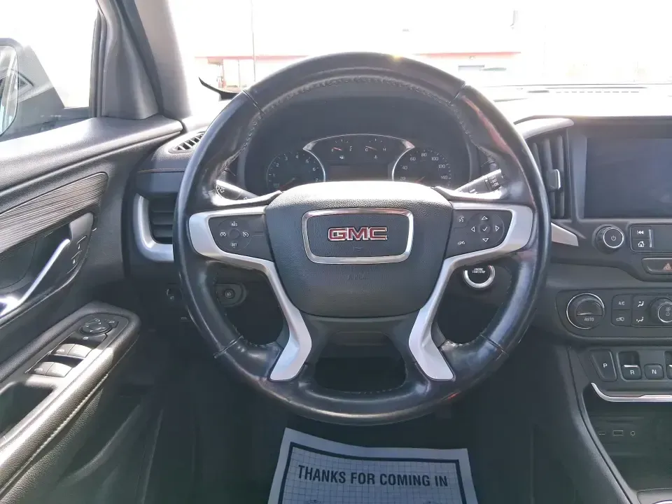 2019 GMC Terrain SLT (3GKALVEV0KL) with an 1.4L L4 DOHC 16V TURBO engine, 6A transmission, located at 1099 N County Rd 25A, Troy, OH, 45373, (937) 908-9800, 40.057079, -84.212883 - Weekend getaways to Hocking Hills, ski trips up I-75, and daily school-and-work shuttles around Miami County all feel easier in a compact SUV that's comfortable, confident, and ready for changing Ohio weather. This 2019 GMC Terrain SLT in Quicksilver Metallic fits that lifestyle with a refined cabin - Photo#15