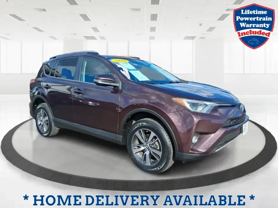 2016 Toyota RAV4 XLE (2T3RFREV9GW) with an 2.5L I-4 DOHC engine, 6A transmission, located at 401 Woodman Dr, Riverside, OH, 45431, (937) 908-9800, 39.760899, -84.123421 - Weekend road trips to Eastwood MetroPark, snowy commutes up I675, and everyday school-and-grocery runs around Riverside all get easier when you're driving an SUV that's ready for real life. This 2016 Toyota RAV4 XLE in eye-catching Barcelona Red Metallic blends Toyota reliability with the versatilit - Photo#0