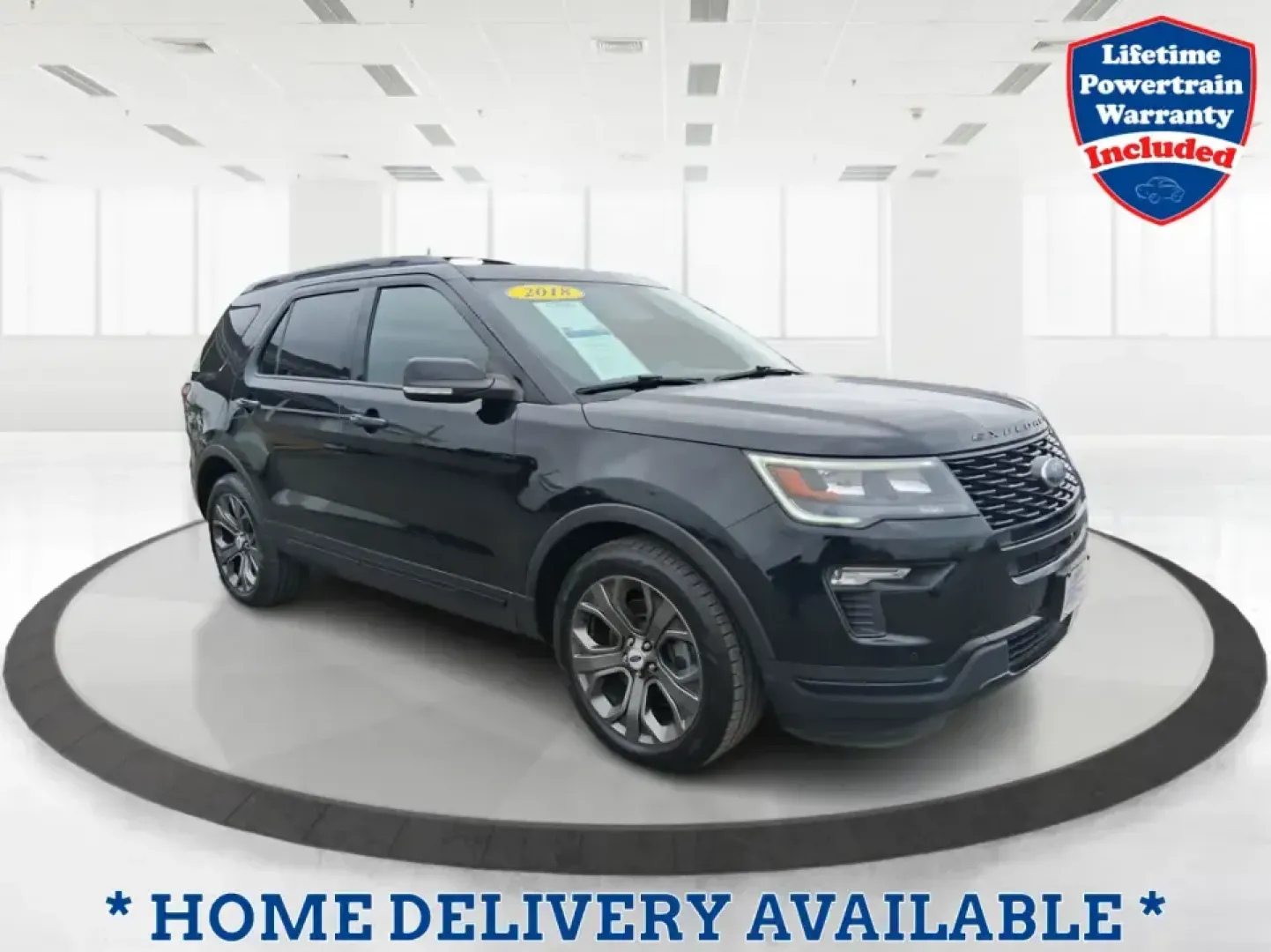2018 Ford Explorer Sport (1FM5K8GT1JG) with an EcoBoost 3.5L V-6 gasoline direct injection engine, 6A transmission, located at 401 Woodman Dr, Riverside, OH, 45431, (937) 908-9800, 39.760899, -84.123421 - Life moves fast in the Miami Valley-school drop-offs, long commutes, weekend tournaments, and spontaneous road trips down I675 or over to Downtown Dayton-and you need an SUV that can keep up comfortably in every season. This 2018 Ford Explorer Sport in Shadow Black is built for families, commuters, - Photo#0