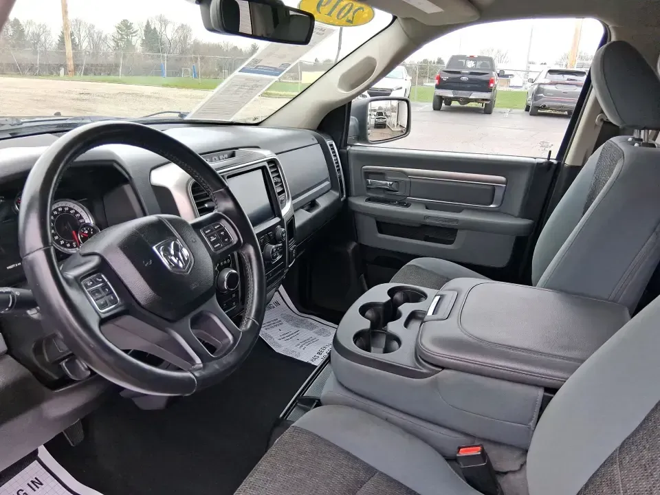 2019 Ram 1500 SLT Crew Cab 4x4 5'7 Box (1C6RR7LT2KS) with an 5.7L V8 OHV 16V engine, 8A transmission, located at 1099 N County Rd 25A, Troy, OH, 45373, (937) 908-9800, 40.057079, -84.212883 - Weekend projects, lake days, and long Midwest road trips all get easier when you've got a truck that can haul, tow, and still keep everyone comfortable. This **2019 Ram 1500 SLT Crew Cab 4x4 (5'7-in box)** is built for real life in **Troy, Ohio**-whether you're loading up gear for a day at **Hobart - Photo#9