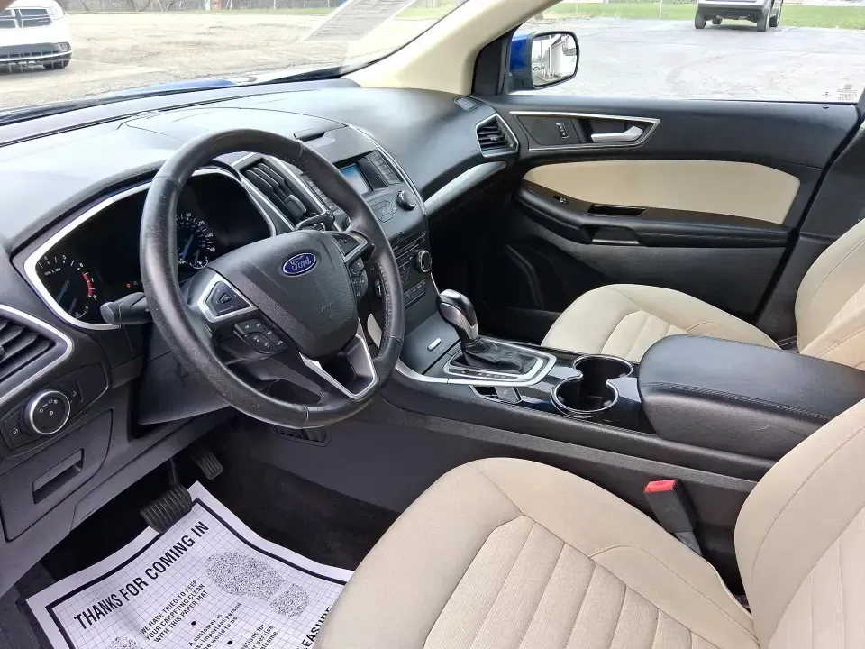 2015 Ford Edge SEL (2FMPK4J88FB) with an 3.5L V6 DOHC 24V engine, 6A transmission, located at 1099 N County Rd 25A, Troy, OH, 45373, (937) 908-9800, 40.057079, -84.212883 - Picture your next Ohio weekend: a quick grocery run through New Carlisle turns into a spontaneous drive out toward the Mad River, a family outing near the Clark County Fairgrounds, or an easy road trip down I70 and I675 with everyone comfortable and your gear packed. This 2015 Ford Edge SEL is built - Photo#9
