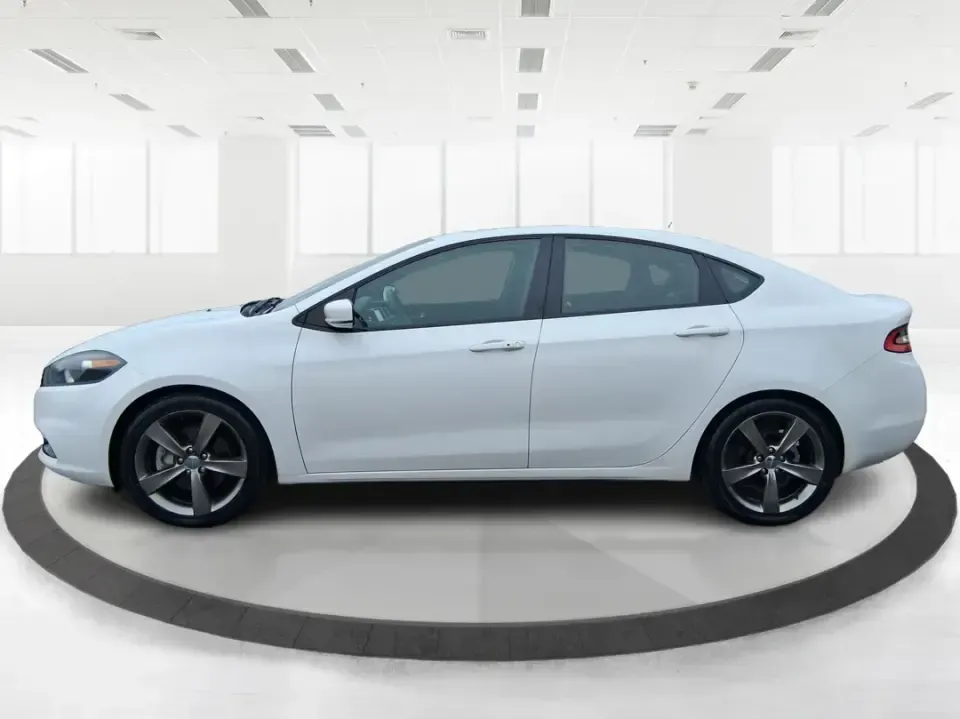2014 Dodge Dart GT (1C3CDFEB0ED) with an MultiAir 2.4L I-4 variable valve control engine, located at 1099 N County Rd 25A, Troy, OH, 45373, (937) 908-9800, 40.057079, -84.212883 - Need a smart, sporty commuter that feels upscale for daily runs between Moraine and downtown Dayton, yet still has the comfort for weekend getaways to Carillon Historical Park or a Reds day trip? This 2014 Dodge Dart GT in Bright White Clearcoat is the kind of sedan that fits real life-easy to park, - Photo#5