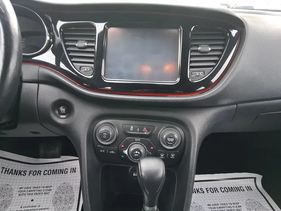 2014 Dodge Dart GT (1C3CDFEB0ED) with an MultiAir 2.4L I-4 variable valve control engine, located at 1099 N County Rd 25A, Troy, OH, 45373, (937) 908-9800, 40.057079, -84.212883 - Need a smart, sporty commuter that feels upscale for daily runs between Moraine and downtown Dayton, yet still has the comfort for weekend getaways to Carillon Historical Park or a Reds day trip? This 2014 Dodge Dart GT in Bright White Clearcoat is the kind of sedan that fits real life-easy to park, - Photo#13