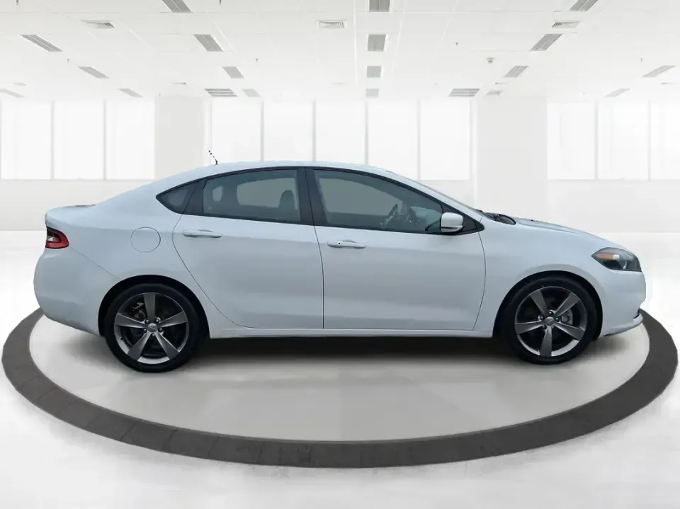 2014 Dodge Dart GT (1C3CDFEB0ED) with an MultiAir 2.4L I-4 variable valve control engine, located at 8750 N County Rd 25A, Piqua, OH, 45356, (937) 908-9800, 40.164391, -84.232513 - Need a smart, sporty commuter that feels upscale for daily runs between Moraine and downtown Dayton, yet still has the comfort for weekend getaways to Carillon Historical Park or a Reds day trip? This 2014 Dodge Dart GT in Bright White Clearcoat is the kind of sedan that fits real life-easy to park, - Photo#1