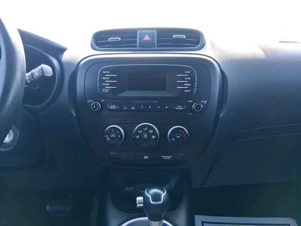 2015 Kia Soul + (KNDJP3A56F7) with an 2L I-4 gasoline direct injection engine, 6-Speed Automatic transmission, located at 1951 S Dayton Lakeview Rd., New Carlisle, OH, 45344, (937) 908-9800, 39.890999, -84.050255 - Looking for a reliable, easy-to-park hatchback that fits real life in Vandalia-daily commutes down I75, quick grocery runs near National Rd, and spontaneous weekend trips to the National Museum of the U.S. Air Force? This 2015 Kia Soul + is built for drivers who want versatility, comfort, and smart - Photo#13