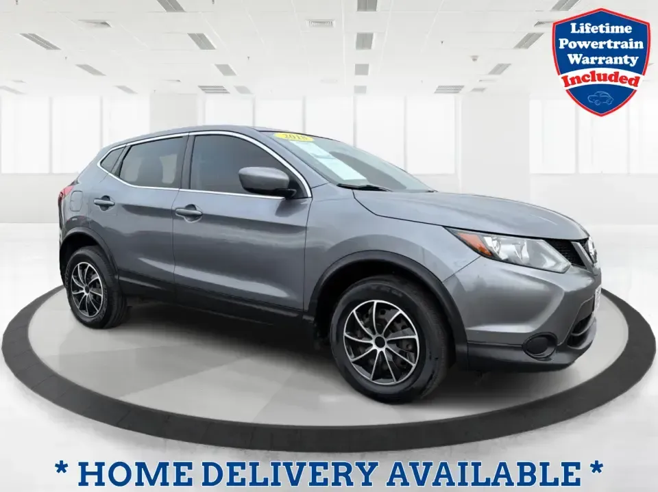 2018 Nissan Rogue S (JN1BJ1CP6JW) with an 2L I-4 gasoline direct injection engine, CVT transmission, located at 4508 South Dixie Dr, Moraine, OH, 45439, (937) 908-9800, 39.689976, -84.218452 - Picture your next week: an easy I75 commute into Dayton, school drop-offs in nearby Kettering, a Costco run, and a weekend drive down to Carillon Historical Park or a quick lap around the Dayton Mall area-all with one SUV that's sized right for real life. This 2018 Nissan Rogue S in sleek Gun Metall - Photo#0