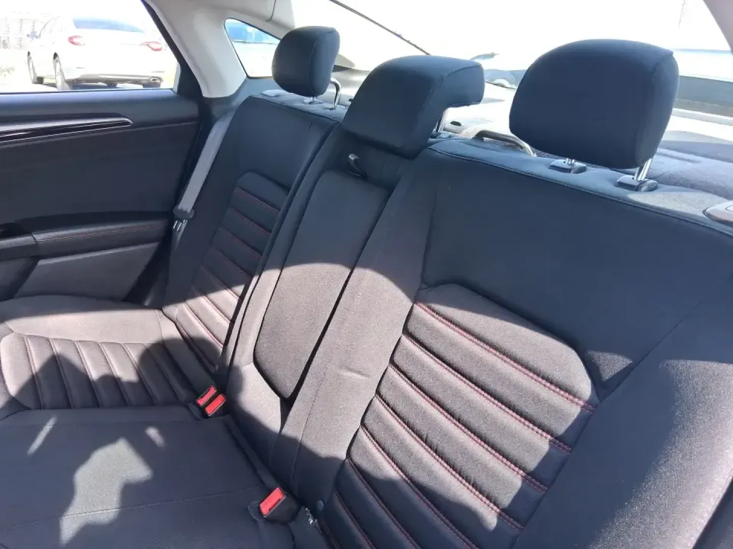 2016 Ford Fusion SE (3FA6P0H91GR) with an 2.0L L4 DOHC 16V engine, 6-Speed Automatic transmission, located at 880 E. National Road, Vandalia, OH, 45377, (937) 908-9800, 39.891918, -84.183594 - Need a dependable commuter that can handle I75 traffic, school drop-offs, and weekend runs to Dayton without draining your budget? This 2016 Ford Fusion SE in Oxford White is the kind of practical, comfortable sedan that fits real life in Vandalia-smooth for daily driving, efficient on regular unlea - Photo#10