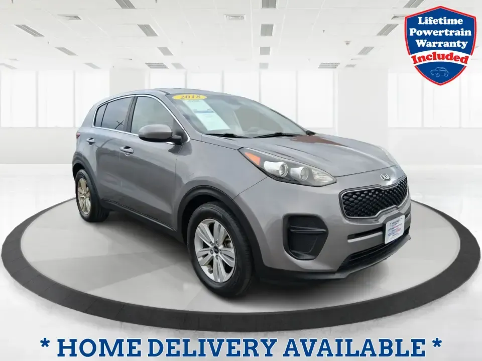2018 Kia Sportage LX (KNDPM3AC0J7) with an Theta II 2.4L I-4 gasoline direct injection engine, 6A transmission, located at 1099 N County Rd 25A, Troy, OH, 45373, (937) 908-9800, 40.057079, -84.212883 - Weekend road trips to the Miami County Fair, daily commutes down I75, or quick errands between Downtown Troy and the shops near West Main Street-this 2018 Kia Sportage LX is the kind of compact SUV that fits real life. With its versatile crossover layout, confident road manners, and smart cargo spac - Photo#0