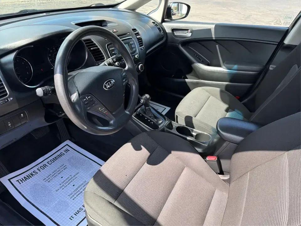 2018 Kia Forte LX (3KPFK4A79JE) with an 2L I-4 DOHC engine, 6M transmission, located at 880 E. National Road, Vandalia, OH, 45377, (937) 908-9800, 39.891918, -84.183594 - Need a dependable commuter that's easy to park downtown, comfortable for I-75 and SR-725 traffic, and still stylish enough for dinner in the Dayton area? This 2018 Kia Forte LX in Aurora Black is a smart, budget-friendly sedan that fits real life in Moraine, OH-whether you're stacking miles for work - Photo#9