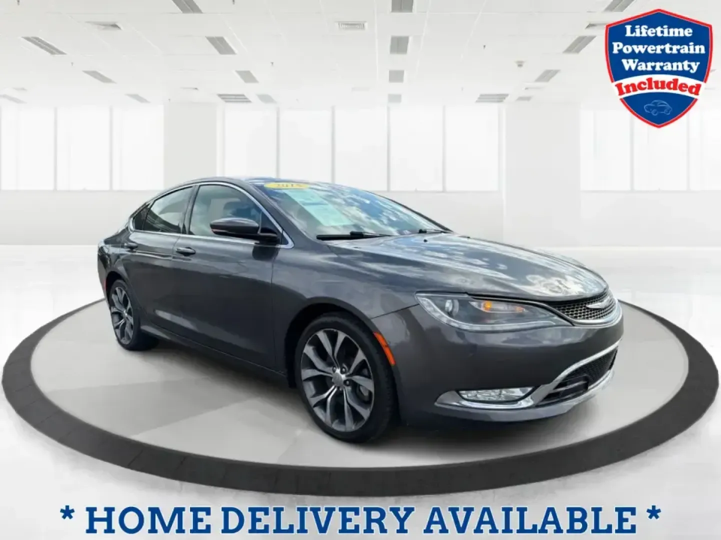 2015 Chrysler 200 C (1C3CCCCG7FN) with an 3.6L V6 DOHC 24V FFV engine, 9-Speed Automatic transmission, located at 880 E. National Road, Vandalia, OH, 45377, (937) 908-9800, 39.891918, -84.183594 - Set up for real life in the Miami Valley-school drop-offs, a long commute down I75, and comfortable weekend getaways-this 2015 Chrysler 200 C is the kind of midsize sedan that fits a busy schedule without feeling basic. With its smooth ride, strong V6 power, and upscale comfort features, it's a smar - Photo#0