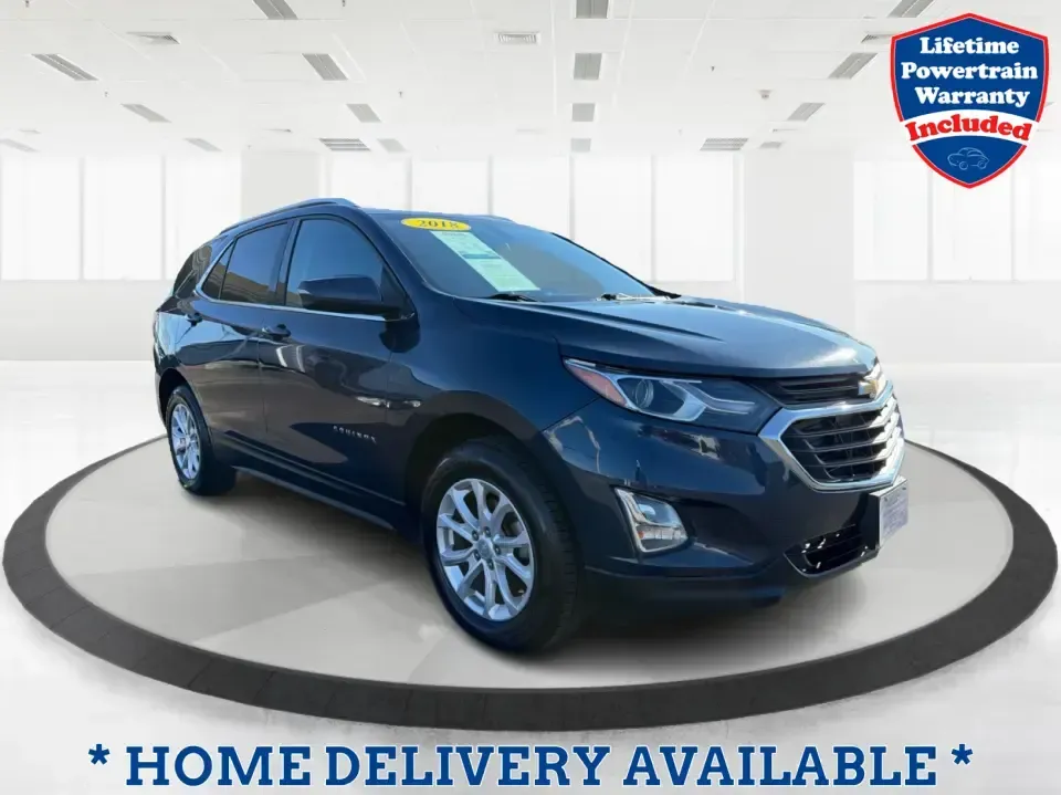2018 Chevrolet Equinox LT (3GNAXSEV1JL) with an 1.5L I-4 gasoline direct injection engine, 6A transmission, located at 8750 N County Rd 25A, Piqua, OH, 45356, (937) 908-9800, 40.164391, -84.232513 - Picture your next Ohio road trip: a comfortable SUV loaded with gear, the kids settled in, and the confidence to keep going when the weather turns or the route heads off the main road. This 2018 Chevrolet Equinox LT in Storm Blue Metallic is built for real life in and around Piqua-whether you're com - Photo#0