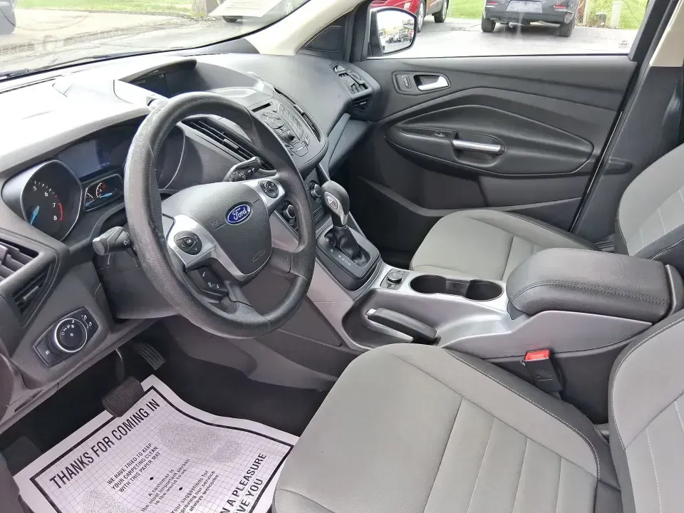 2015 Ford Escape SE (1FMCU9G91FU) with an 2.0L L4 DOHC 16V engine, 6-Speed Automatic transmission, located at 880 E. National Road, Vandalia, OH, 45377, (937) 908-9800, 39.891918, -84.183594 - Weekend getaways to Englewood MetroPark, snowy commutes down I75, and everyday school-and-grocery runs all feel easier when you've got an SUV that's sized right, confident in bad weather, and comfortable for the long haul. This **2015 Ford Escape SE 4WD** in **Ingot Silver** is a smart pick for driv - Photo#9