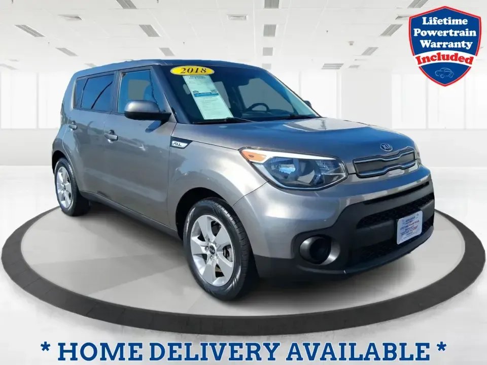 2018 Kia Soul Base 6M (KNDJN2A21J7) with an 1.6L L4 DOHC 16V engine, 6M transmission, located at 1184 Kauffman Ave, Fairborn, OH, 45324, (937) 908-9800, 39.807072, -84.030914 - Busy weekdays, tight parking, and spontaneous weekend plans call for a vehicle that's easy to live with-and the 2018 Kia Soul Base 6M fits that lifestyle perfectly. With its upright seating, versatile wagon-style space, and city-friendly footprint, this Soul is a smart match for commuters heading to- Photo#0
