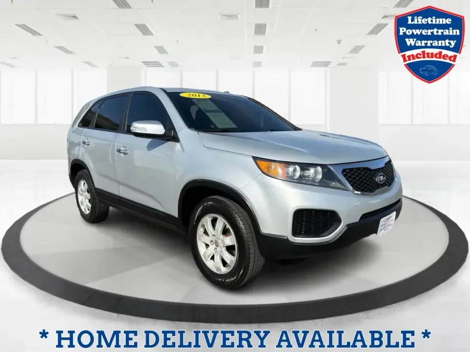 2013 Kia Sorento LX (5XYKT3A12DG) with an 2.4L I-4 DOHC engine, 6-Speed Automatic transmission, located at 8750 N County Rd 25A, Piqua, OH, 45356, (937) 908-9800, 40.164391, -84.232513 - Need one SUV that can handle the school run, a long commute up I75, and a weekend getaway to Indian Lake without blowing your budget? This 2013 Kia Sorento LX in Satin Metal is a practical, road-trip-ready SUV that's sized for real life-easy to park, comfortable for passengers, and versatile enough - Photo#0