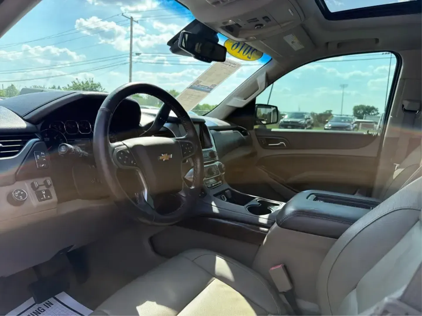 2016 Chevrolet Tahoe LT (1GNSKBKC8GR) with an EcoTec3 5.3L V-8 gasoline direct injection engine, 6A transmission, located at 401 Woodman Dr, Riverside, OH, 45431, (937) 908-9800, 39.760899, -84.123421 - If your weekends look like youth sports in the morning, a grocery run in the afternoon, and a last-minute road trip after dinner, this 2016 Chevrolet Tahoe LT 4WD is the kind of full-size SUV that keeps up with real life in Piqua. Finished in Summit White and built for comfort, capability, and confi - Photo#9