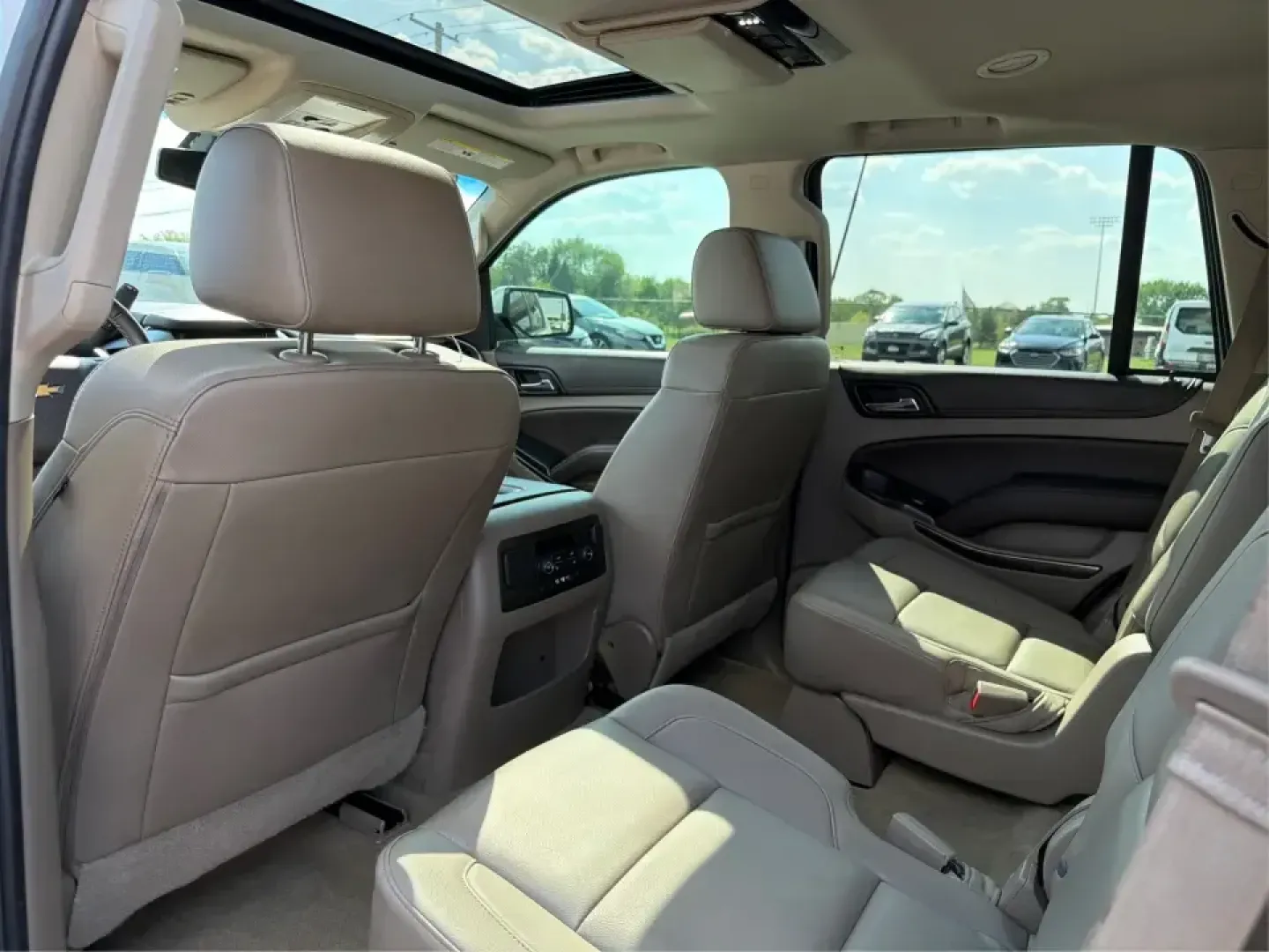 2016 Chevrolet Tahoe LT (1GNSKBKC8GR) with an EcoTec3 5.3L V-8 gasoline direct injection engine, 6A transmission, located at 401 Woodman Dr, Riverside, OH, 45431, (937) 908-9800, 39.760899, -84.123421 - If your weekends look like youth sports in the morning, a grocery run in the afternoon, and a last-minute road trip after dinner, this 2016 Chevrolet Tahoe LT 4WD is the kind of full-size SUV that keeps up with real life in Piqua. Finished in Summit White and built for comfort, capability, and confi - Photo#10