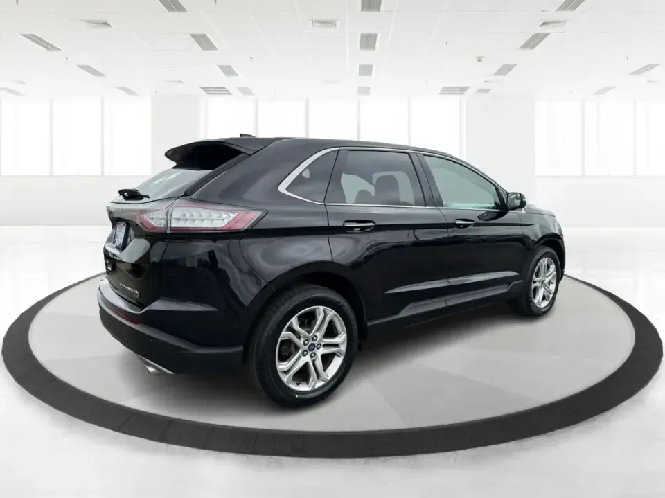 2018 Ford Edge Titanium (2FMPK4K82JB) with an 3.5L V6 DOHC 24V engine, 6A transmission, located at 1951 S Dayton Lakeview Rd., New Carlisle, OH, 45344, (937) 908-9800, 39.890999, -84.050255 - Need one SUV that can handle Ohio weather, keep the family comfortable, and still feel upscale for your daily commute? This 2018 Ford Edge Titanium in Shadow Black is built for real life-school runs, I-75 commuting, and weekend getaways to places like Charleston Falls Preserve-while giving you the p - Photo#2