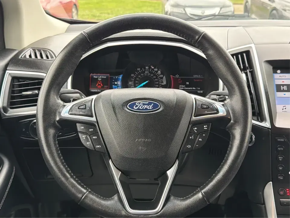 2018 Ford Edge Titanium (2FMPK4K82JB) with an 3.5L V6 DOHC 24V engine, 6A transmission, located at 1951 S Dayton Lakeview Rd., New Carlisle, OH, 45344, (937) 908-9800, 39.890999, -84.050255 - Need one SUV that can handle Ohio weather, keep the family comfortable, and still feel upscale for your daily commute? This 2018 Ford Edge Titanium in Shadow Black is built for real life-school runs, I-75 commuting, and weekend getaways to places like Charleston Falls Preserve-while giving you the p - Photo#16
