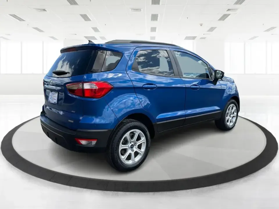 2020 Ford EcoSport SE (MAJ3S2GE5LC) with an EcoBoost 1L I-3 gasoline direct injection engine, 6A transmission, located at 1230 East Main St, Xenia, OH, 45385, (937) 908-9800, 39.688026, -83.910172 - Need a city-friendly SUV that can handle the daily commute, weekend errands, and quick getaways out to John Bryan State Park without feeling bulky? This **2020 Ford EcoSport SE** in eye-catching **Lightning Blue Metallic** is a smart fit for busy Xenia drivers who want easy parking, flexible cargo s - Photo#2