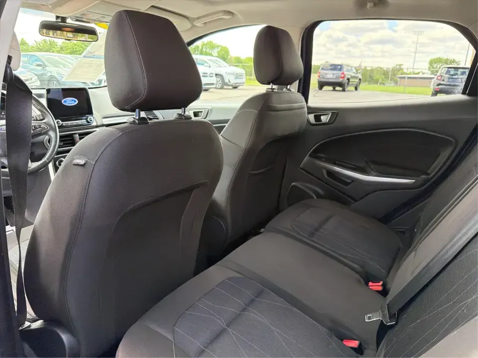 2020 Ford EcoSport SE (MAJ3S2GE5LC) with an EcoBoost 1L I-3 gasoline direct injection engine, 6A transmission, located at 1230 East Main St, Xenia, OH, 45385, (937) 908-9800, 39.688026, -83.910172 - Need a city-friendly SUV that can handle the daily commute, weekend errands, and quick getaways out to John Bryan State Park without feeling bulky? This **2020 Ford EcoSport SE** in eye-catching **Lightning Blue Metallic** is a smart fit for busy Xenia drivers who want easy parking, flexible cargo s - Photo#10