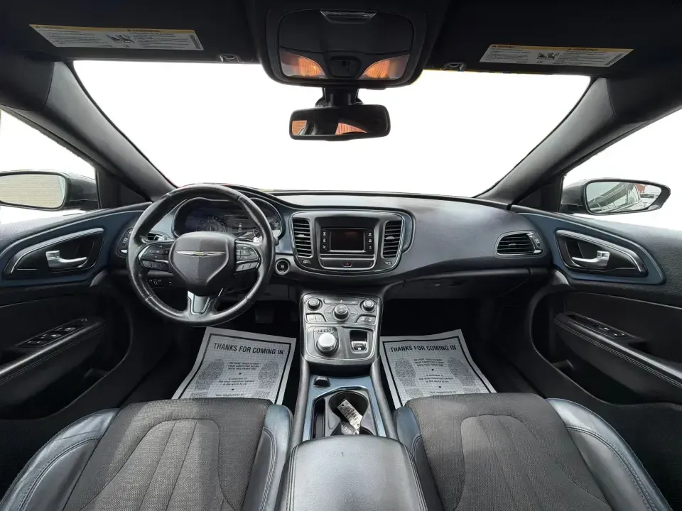 2015 Chrysler 200 S (1C3CCCBG7FN) with an 3.6L V6 DOHC 24V FFV engine, 9-Speed Automatic transmission, located at 8750 N County Rd 25A, Piqua, OH, 45356, (937) 908-9800, 40.164391, -84.232513 - Need a smart, comfortable sedan for the weekday commute up I-75, quick errands around Piqua, and the occasional road trip to Dayton or Troy? This 2015 Chrysler 200 S delivers the kind of smooth V6 power, upscale comfort, and everyday practicality that fits real life-whether you're a busy parent shut - Photo#21