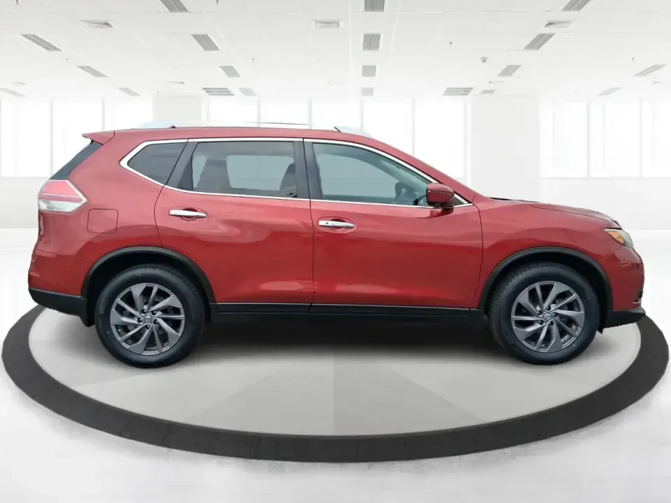 2016 Nissan Rogue SL (5N1AT2MV7GC) with an 2.5L I-4 DOHC engine, CVT transmission, located at 1230 East Main St, Xenia, OH, 45385, (937) 908-9800, 39.688026, -83.910172 - Picture your next Ohio weekend: packing up for John Bryan State Park, cruising out toward Clifton Gorge, or simply making the school run and the daily commute down US-35 feel easier and more comfortable. This 2016 Nissan Rogue SL in eye-catching Cayenne Red is the kind of practical, do-it-all SUV th - Photo#1
