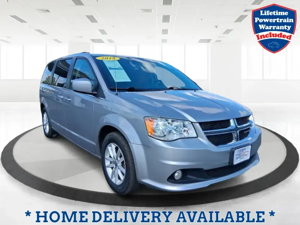 2018 Dodge Grand Caravan SXT (2C4RDGCG5JR) with an Pentastar 3.6L V-6 DOHC engine, 6A transmission, located at 8750 N County Rd 25A, Piqua, OH, 45356, (937) 908-9800, 40.164391, -84.232513 - Road-trip weekends to Indian Lake, daily school drop-offs, and stress-free grocery runs-all get easier when you have a van built for real life. This 2018 Dodge Grand Caravan SXT in Billet Clearcoat is a smart pick for growing families, busy commuters traveling up and down I75, and budget-conscious b - Photo#0
