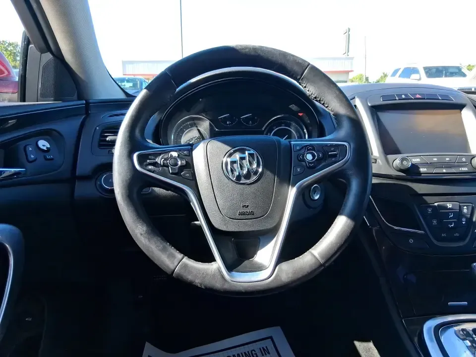 2017 Buick Regal Turbo Sport Touring (2G4GL5EX9H9) with an 2L I-4 gasoline direct injection engine, 6A transmission, located at 8750 N County Rd 25A, Piqua, OH, 45356, (937) 908-9800, 40.164391, -84.232513 - Need a sporty, comfortable commuter that still feels special on date night, errands around town, or a weekend run up I75? This 2017 Buick Regal Turbo Sport Touring in Crimson Red Tintcoat fits the lifestyle of drivers who want a refined sedan with confident power for daily miles, plus the kind of fe - Photo#16