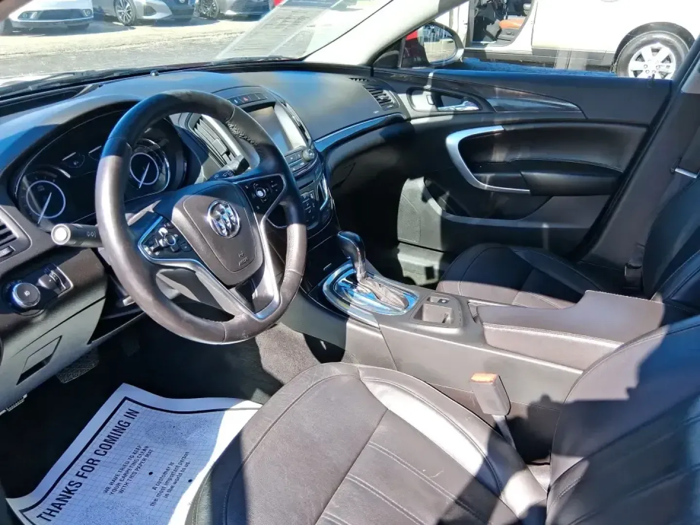 2017 Buick Regal Turbo Sport Touring (2G4GL5EX9H9) with an 2L I-4 gasoline direct injection engine, 6A transmission, located at 1099 N County Rd 25A, Troy, OH, 45373, (937) 908-9800, 40.057079, -84.212883 - Need a sporty, comfortable commuter that still feels special on date night, errands around town, or a weekend run up I75? This 2017 Buick Regal Turbo Sport Touring in Crimson Red Tintcoat fits the lifestyle of drivers who want a refined sedan with confident power for daily miles, plus the kind of fe- Photo#9