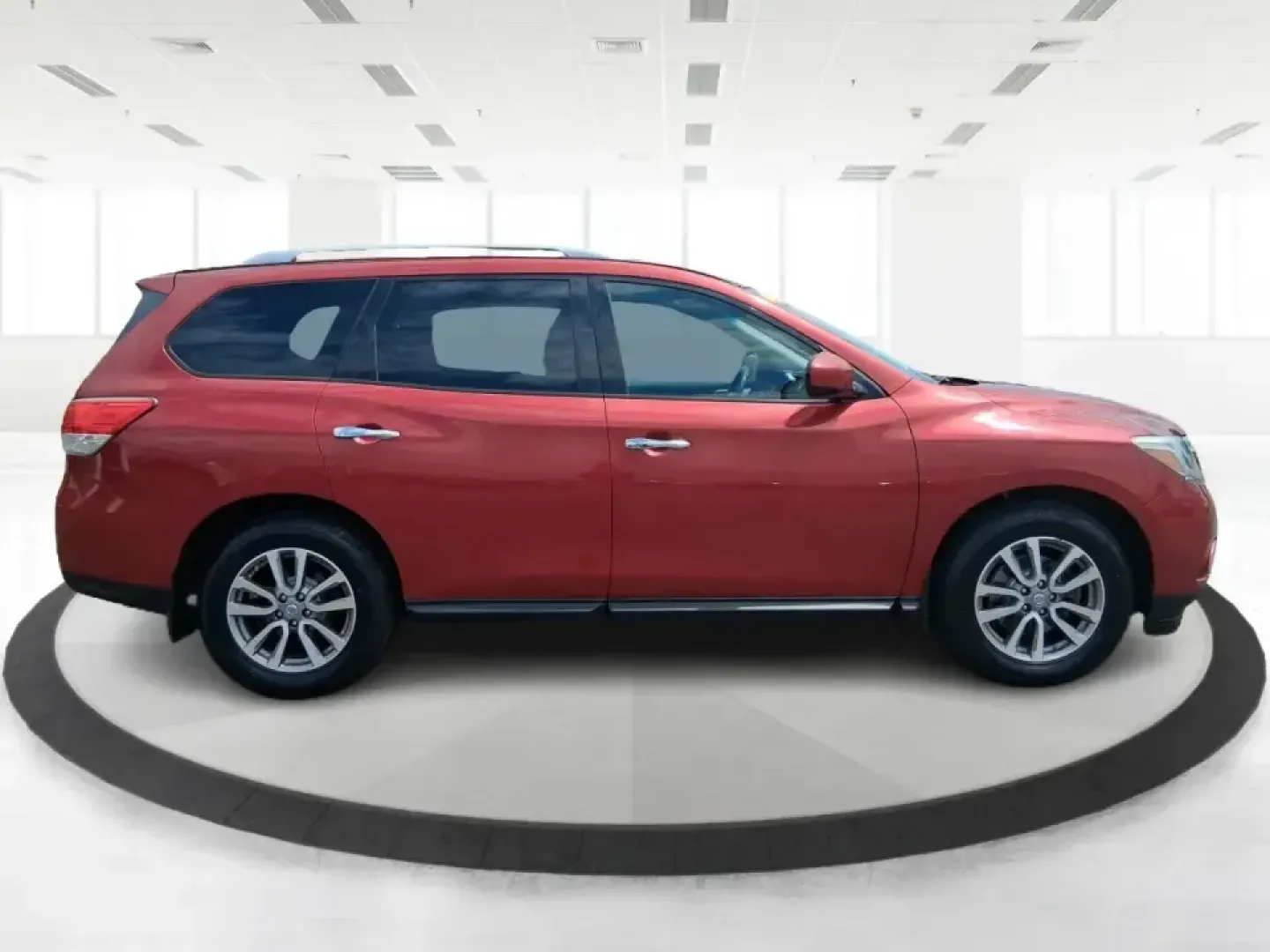 2015 Nissan Pathfinder SV (5N1AR2MM6FC) with an 3.5L V-6 DOHC engine, Continuously Variable Transmission transmission, located at 401 Woodman Dr, Riverside, OH, 45431, (937) 908-9800, 39.760899, -84.123421 - Need one SUV that can handle the weekday school run, the long commute down I675, and a spontaneous weekend escape to Carillon Historical Park or a day at the National Museum of the U.S. Air Force? This 2015 Nissan Pathfinder SV in eye-catching Cayenne Red is built for real life in Riverside, Ohio-ro - Photo#1