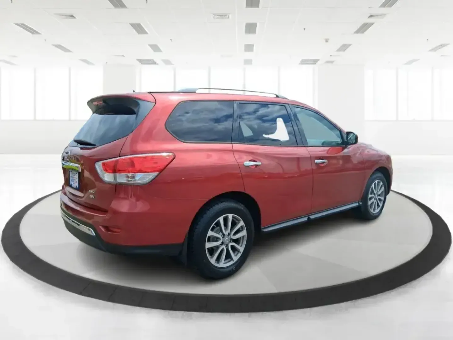 2015 Nissan Pathfinder SV (5N1AR2MM6FC) with an 3.5L V-6 DOHC engine, Continuously Variable Transmission transmission, located at 401 Woodman Dr, Riverside, OH, 45431, (937) 908-9800, 39.760899, -84.123421 - Need one SUV that can handle the weekday school run, the long commute down I675, and a spontaneous weekend escape to Carillon Historical Park or a day at the National Museum of the U.S. Air Force? This 2015 Nissan Pathfinder SV in eye-catching Cayenne Red is built for real life in Riverside, Ohio-ro - Photo#2
