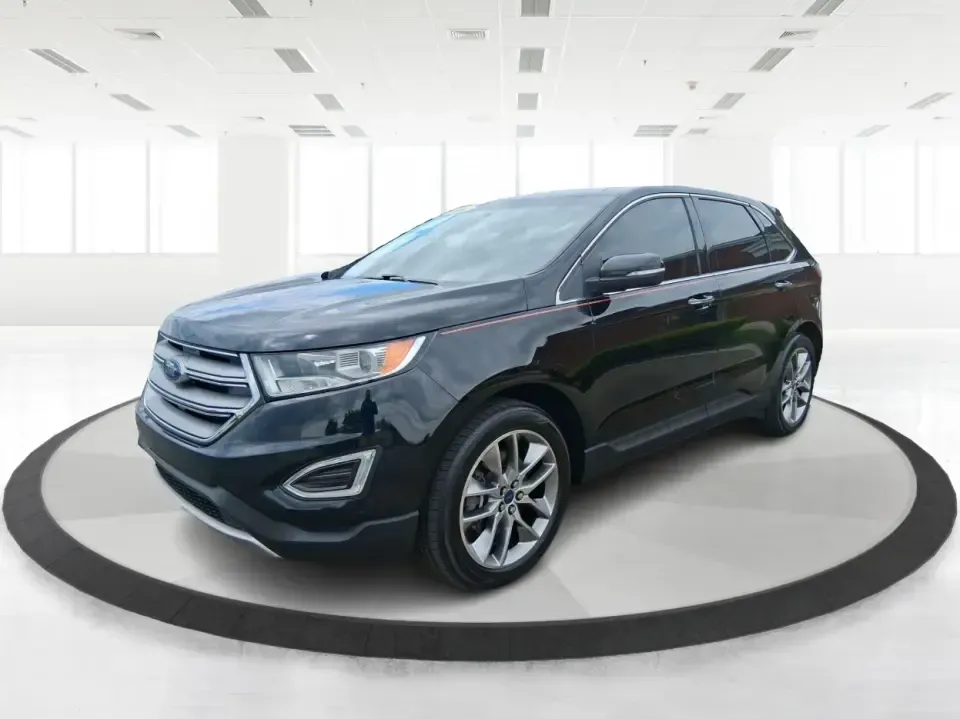 2016 Ford Edge Titanium (2FMPK3K87GB) with an 3.5L V6 DOHC 24V engine, 6A transmission, located at 401 Woodman Dr, Riverside, OH, 45431, (937) 908-9800, 39.760899, -84.123421 - Road-trip weekends to Hocking Hills, daily commutes down I675, and school drop-offs around Riverside all feel easier when you've got a comfortable, feature-packed SUV that fits real life. This 2016 Ford Edge Titanium in Shadow Black delivers the kind of refined ride and smart tech that makes every m - Photo#8