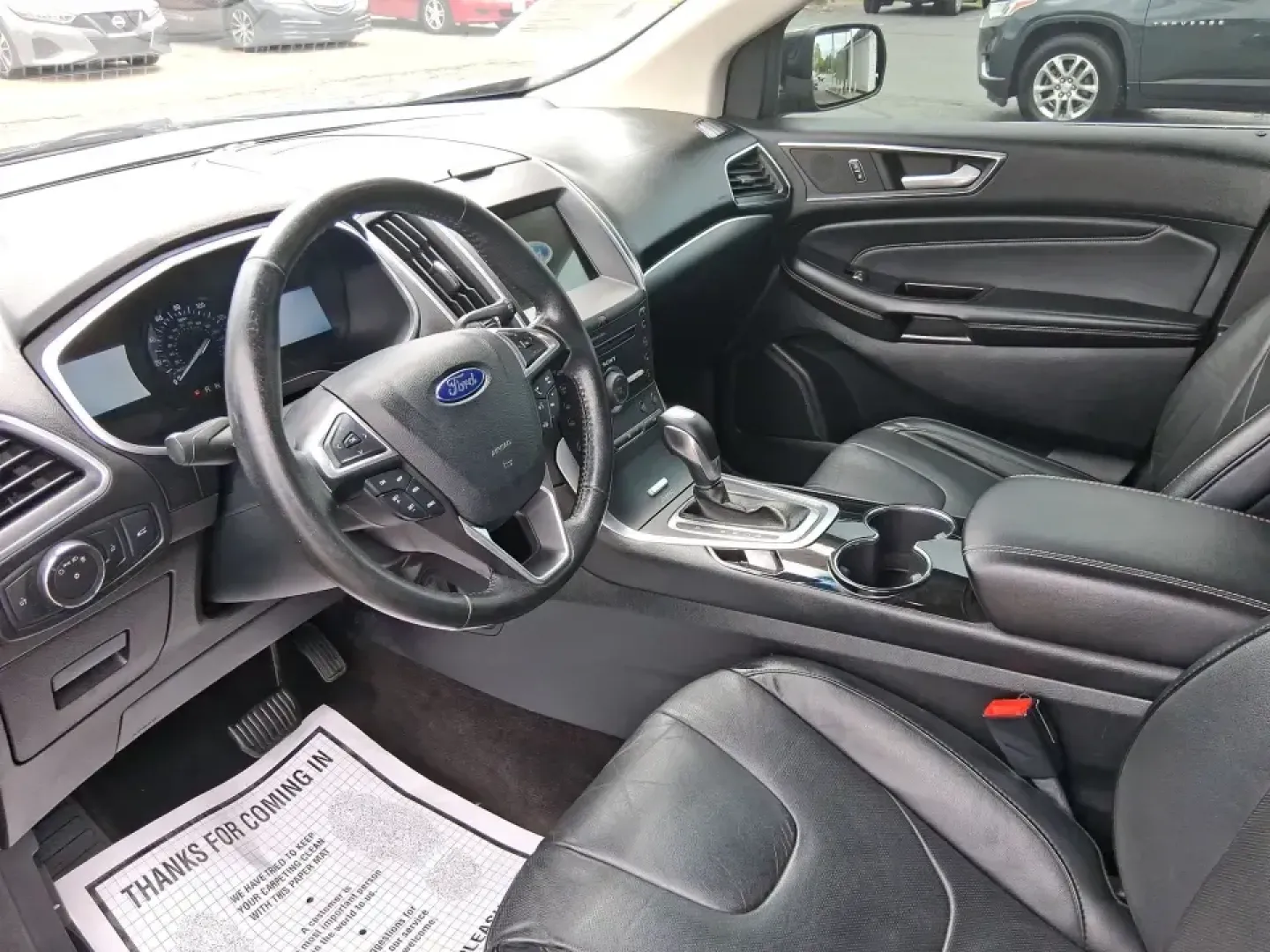 2016 Ford Edge Titanium (2FMPK3K87GB) with an 3.5L V6 DOHC 24V engine, 6A transmission, located at 401 Woodman Dr, Riverside, OH, 45431, (937) 908-9800, 39.760899, -84.123421 - Road-trip weekends to Hocking Hills, daily commutes down I675, and school drop-offs around Riverside all feel easier when you've got a comfortable, feature-packed SUV that fits real life. This 2016 Ford Edge Titanium in Shadow Black delivers the kind of refined ride and smart tech that makes every m- Photo#9