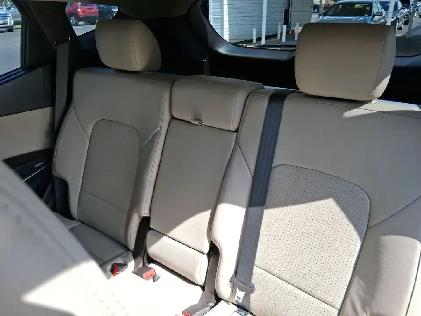 2015 Hyundai Santa Fe 2.4L (5XYZUDLB3FG) with an Theta II 2.4L I-4 gasoline direct injection engine, 6-Speed Automatic transmission, located at 1230 East Main St, Xenia, OH, 45385, (937) 908-9800, 39.688026, -83.910172 - Pack up the kids, load the cooler, and point your weekend plans toward the open road-this 2015 Hyundai Santa Fe 2.4L in Platinum Graphite is the kind of SUV that fits real life in Riverside. Whether you're commuting down I-75, running errands along Woodman Dr, or heading out for a day at Eastwood Me - Photo#10