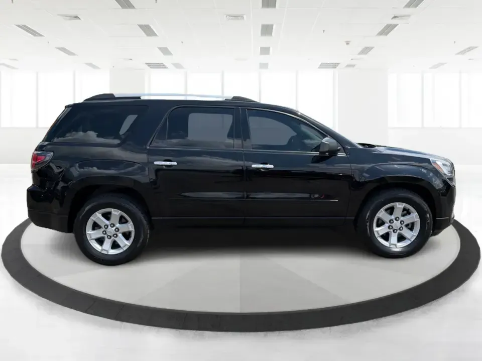 2016 GMC Acadia SLE-2 (1GKKVPKD1GJ) with an 3.6L V-6 gasoline direct injection engine, 6A transmission, located at 401 Woodman Dr, Riverside, OH, 45431, (937) 908-9800, 39.760899, -84.123421 - Need one SUV that can handle school drop-offs, long commutes, and weekend getaways to the MetroParks without feeling cramped? This 2016 GMC Acadia SLE-2 in Ebony Twilight Metallic is a smart fit for busy families and active drivers who want three-row flexibility, confident traction, and everyday com - Photo#1