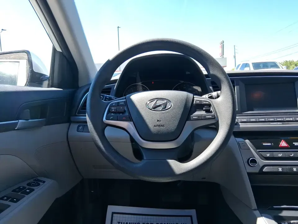 2017 Hyundai Elantra SE (5NPD84LF7HH) with an Nu 2L I-4 DOHC engine, 6A transmission, located at 880 E. National Road, Vandalia, OH, 45377, (937) 908-9800, 39.891918, -84.183594 - Need a smart, efficient sedan for the daily commute from Vandalia to Dayton, quick school drop-offs, or weekend runs out to the National Museum of the U.S. Air Force? This 2017 Hyundai Elantra SE is the kind of practical, comfortable ride that fits real life-easy to park, easy to drive, and efficien - Photo#16