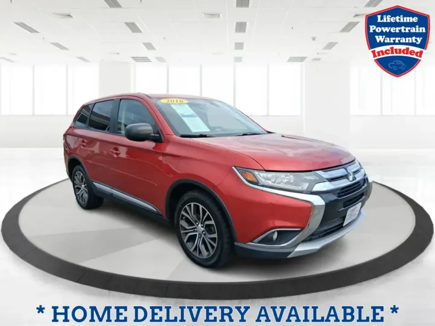 2016 Mitsubishi Outlander ES (JA4AZ3A34GZ) with an 2.4L I-4 variable valve control engine, CVT transmission, located at 401 Woodman Dr, Riverside, OH, 45431, (937) 908-9800, 39.760899, -84.123421 - Weekend getaways to Eastwood MetroPark, carpools across Riverside, and comfortable commutes down I675 feel a lot easier when you've got a versatile SUV that can flex with real life. This 2016 Mitsubishi Outlander ES in eye-catching Rally Red Metallic is built for the buyer who wants space, capabilit- Photo#0