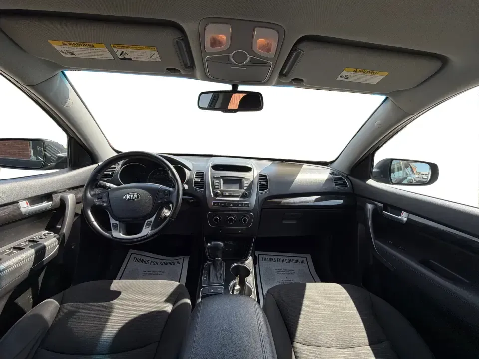 2014 Kia Sorento LX 2WD (5XYKT3A68EG) with an 2.4L L4 DOHC 16V engine, 6-Speed Automatic transmission, located at 1099 N County Rd 25A, Troy, OH, 45373, (937) 908-9800, 40.057079, -84.212883 - Weekend road trips to Indian Lake, daily commutes down I-75, or hauling sports gear across Troy-this 2014 Kia Sorento LX is the kind of SUV that fits real life. Finished in Ebony Black and built for practicality, it's a smart pick for growing families, busy professionals, and budget-conscious buyers - Photo#19
