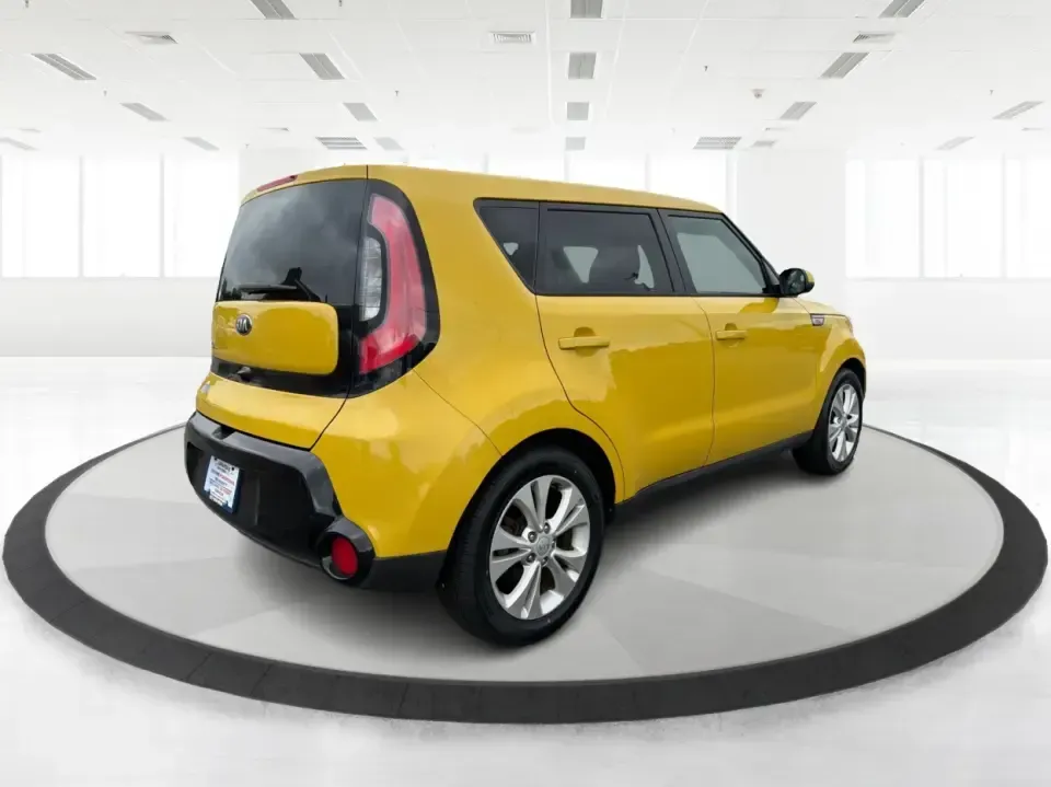2016 Kia Soul + (KNDJP3A5XG7) with an 2.0L L4 DOHC 16V engine, 6A transmission, located at 401 Woodman Dr, Riverside, OH, 45431, (937) 908-9800, 39.760899, -84.123421 - Need a city-friendly ride that makes daily life easier-school drop-offs, a long commute to Wright-Patterson AFB, or quick weekend runs for coffee and groceries-without feeling like you're driving something ordinary? This 2016 Kia Soul + in Solar Yellow brings standout style, hatchback versatility, a - Photo#2