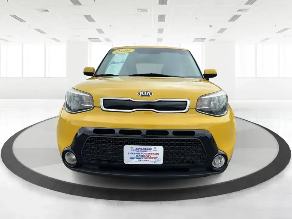 2016 Kia Soul + (KNDJP3A5XG7) with an 2.0L L4 DOHC 16V engine, 6A transmission, located at 401 Woodman Dr, Riverside, OH, 45431, (937) 908-9800, 39.760899, -84.123421 - Need a city-friendly ride that makes daily life easier-school drop-offs, a long commute to Wright-Patterson AFB, or quick weekend runs for coffee and groceries-without feeling like you're driving something ordinary? This 2016 Kia Soul + in Solar Yellow brings standout style, hatchback versatility, a - Photo#7