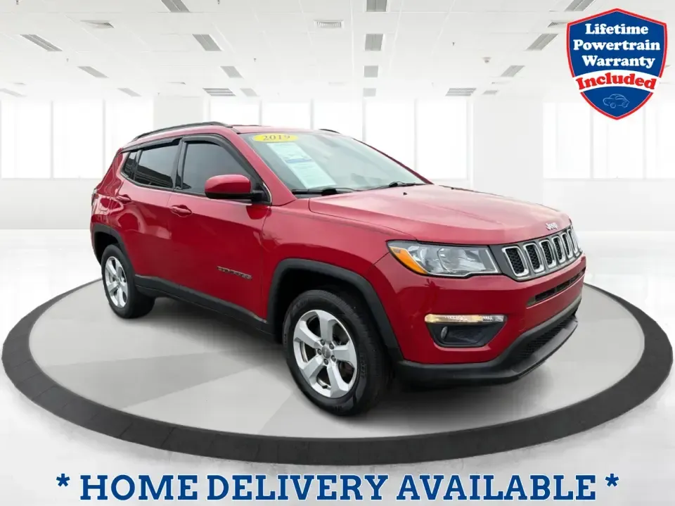 2019 Jeep Compass Sport 4WD (3C4NJDBB9KT) with an 2.4L L4 DOHC 16V engine, located at 1951 S Dayton Lakeview Rd., New Carlisle, OH, 45344, (937) 908-9800, 39.890999, -84.050255 - Picture your next Ohio road trip: loading up for a weekend at Buck Creek State Park, commuting down I70 toward Dayton, or navigating winter backroads around New Carlisle with confidence. This 2019 Jeep Compass Latitude 4x4 in striking Redline Pearlcoat is the kind of SUV that fits real life-comforta - Photo#0