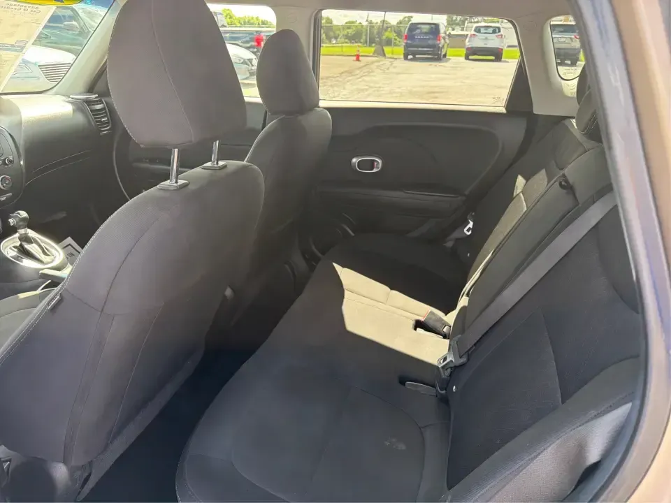 2014 Kia Soul Base (KNDJN2A29E7) with an 1.6L L4 DOHC 16V engine, located at 1951 S Dayton Lakeview Rd., New Carlisle, OH, 45344, (937) 908-9800, 39.890999, -84.050255 - Whether you're a commuter who wants an easy-to-park daily driver, a first-time buyer looking for a practical runabout, or a small family planning weekend trips from New Carlisle to Yellow Springs, this 2014 Kia Soul Base fits the lifestyle. With its tall seating position, flexible cargo space, and c - Photo#10