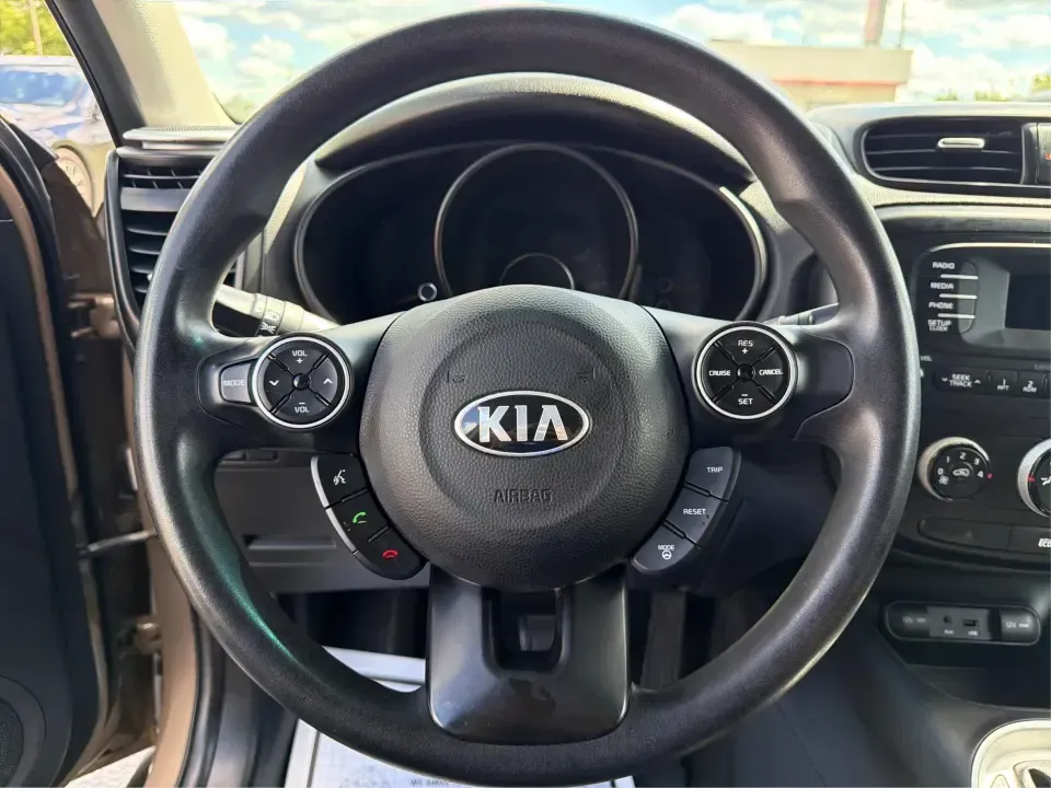 2014 Kia Soul Base (KNDJN2A29E7) with an 1.6L L4 DOHC 16V engine, located at 1951 S Dayton Lakeview Rd., New Carlisle, OH, 45344, (937) 908-9800, 39.890999, -84.050255 - Whether you're a commuter who wants an easy-to-park daily driver, a first-time buyer looking for a practical runabout, or a small family planning weekend trips from New Carlisle to Yellow Springs, this 2014 Kia Soul Base fits the lifestyle. With its tall seating position, flexible cargo space, and c - Photo#15